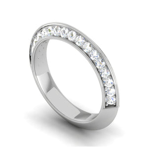 Designer Platinum Diamond Ring for Women JL PT WB RD 129   Jewelove