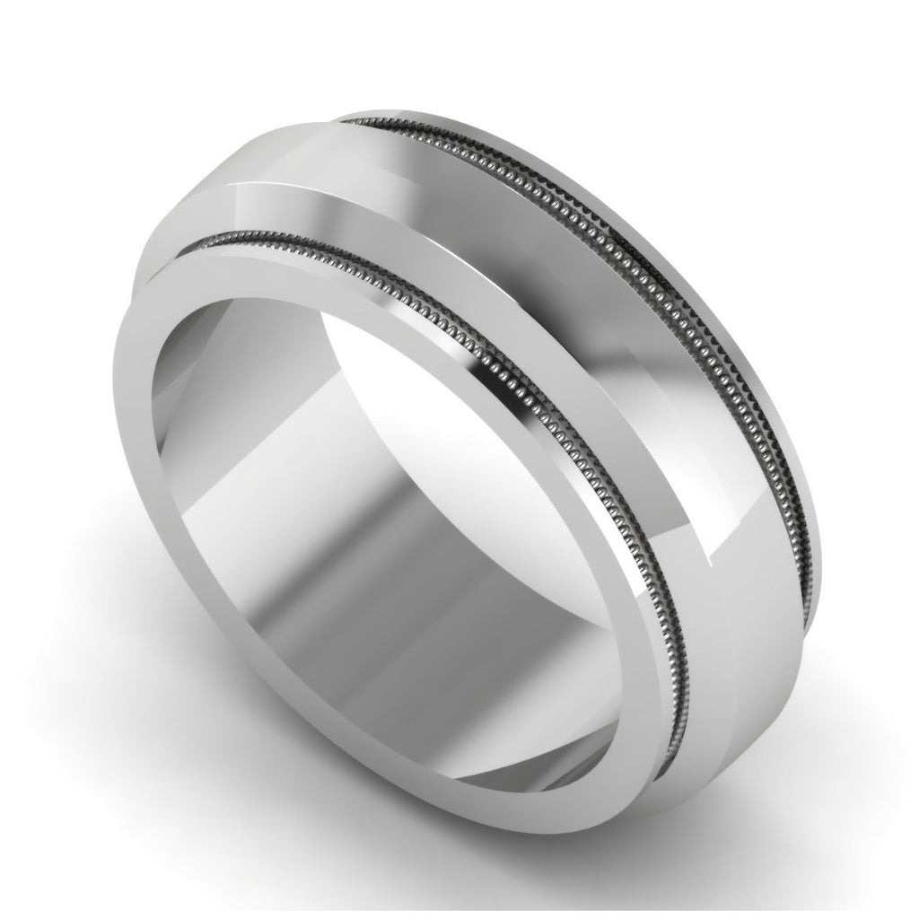 Plain Platinum Ring for Men JL PT MB 137  Men-s-Ring-only Jewelove.US