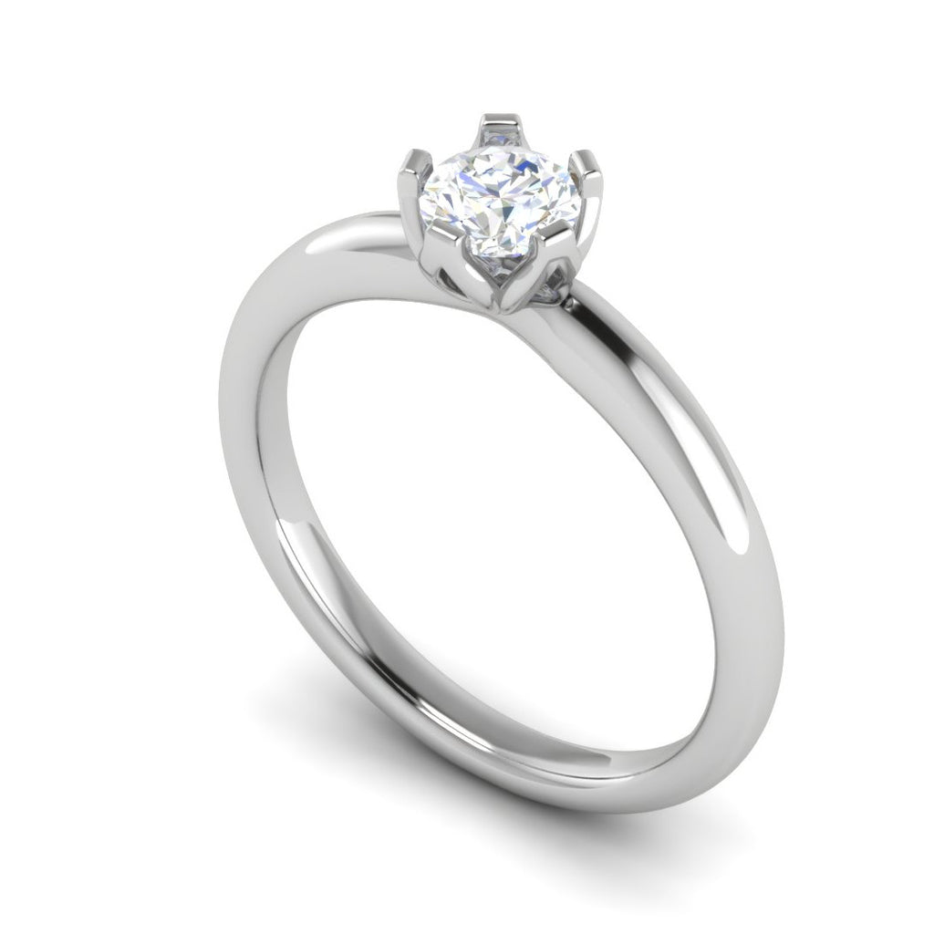 0.30 cts Solitaire Platinum Ring JL PT RS RD 109   Jewelove.US