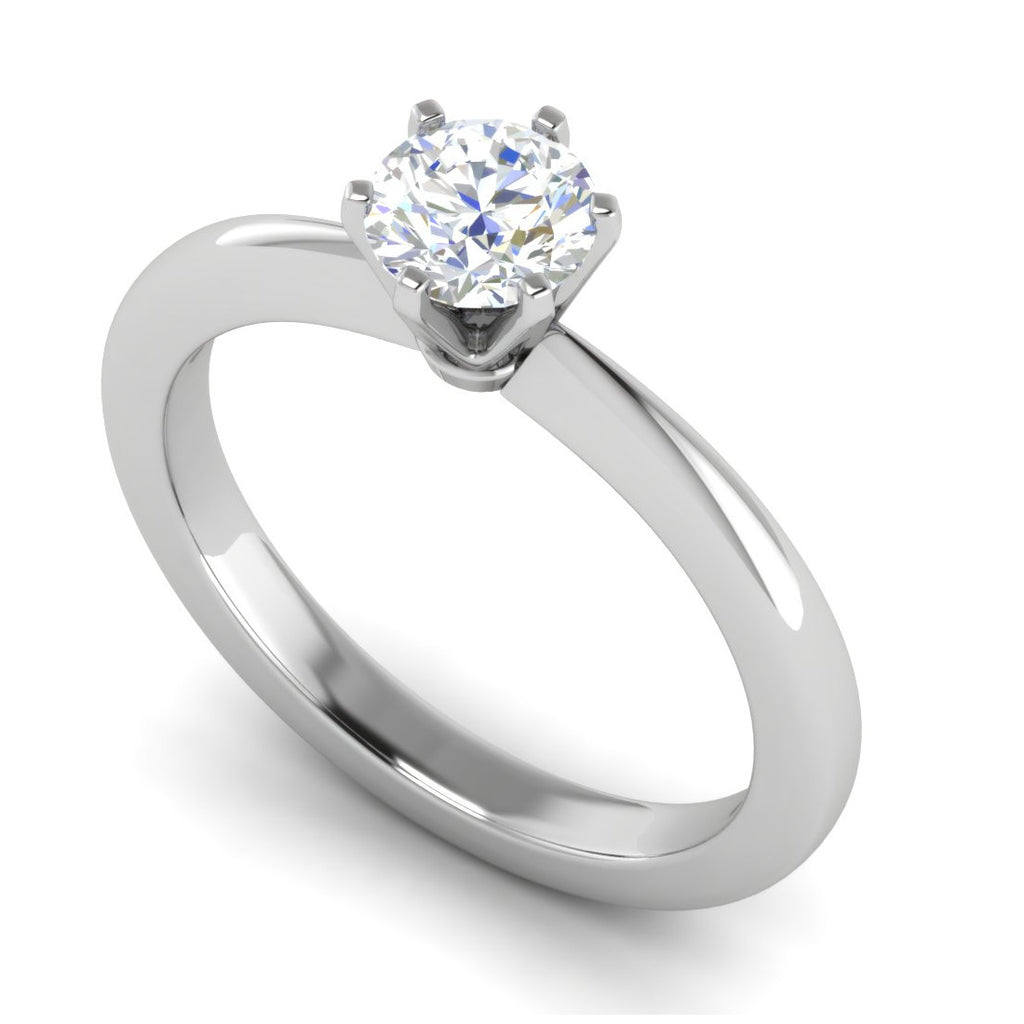 0.30 cts Solitaire Platinum Ring JL PT RS RD 178   Jewelove.US