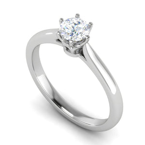 0.30 cts Solitaire Platinum Ring JL PT RS RD 168   Jewelove.US