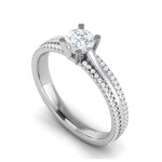 Load image into Gallery viewer, 0.30 cts Solitaire Diamond Split Shank Platinum Ring JL PT RP RD 142   Jewelove.US

