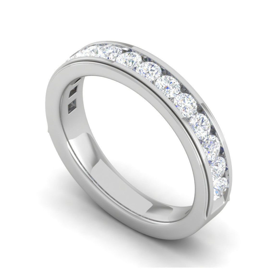 7 Pointer Platinum Diamond Ring for Women JL PT WB RD 105   Jewelove