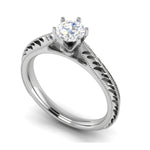 Load image into Gallery viewer, 0.50 cts Solitaire Platinum Ring JL PT RS RD 150   Jewelove.US
