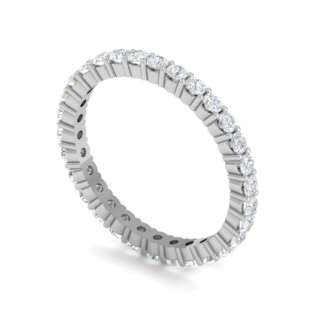Platinum Ring With Diamonds for Women JL PT ET RD 103  VVS-GH Jewelove.US
