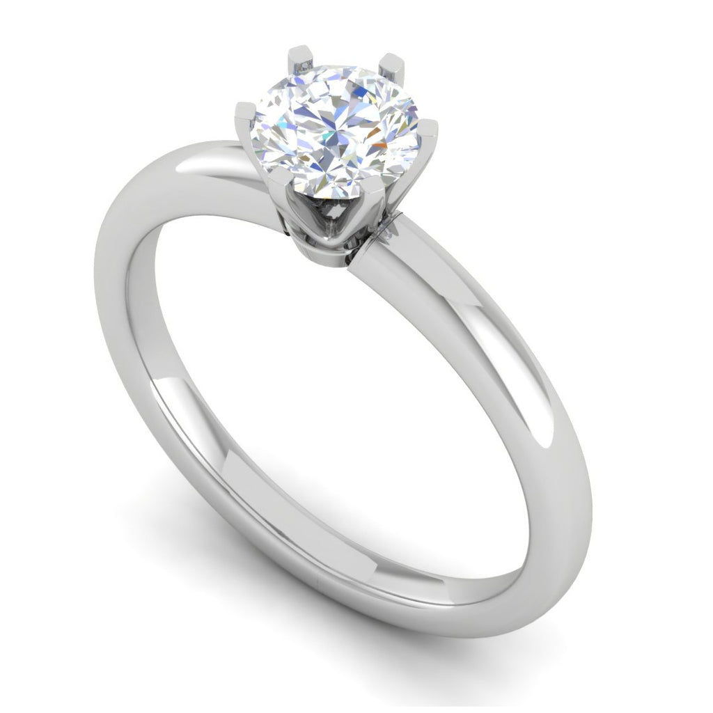 0.30 cts Solitaire Platinum Ring JL PT RS RD 176   Jewelove.US