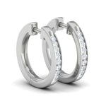 Load image into Gallery viewer, Platinum Diamond Earrings JL PT E DH RD 100  VVS-GH Jewelove.US
