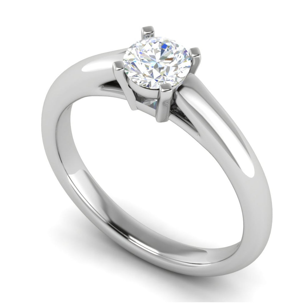 0.30 cts Solitaire Platinum Ring JL PT RS RD 179   Jewelove.US