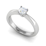 Load image into Gallery viewer, 0.30 cts Solitaire Platinum Ring JL PT RS RD 117   Jewelove.US
