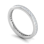 Load image into Gallery viewer, Platinum Ring With Princess Cut Diamonds for Women JL PT ET PR 106  VVS-GH Jewelove.US
