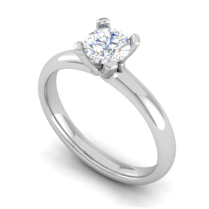 0.20 cts Solitaire Platinum Ring JL PT RS RD 172   Jewelove.US
