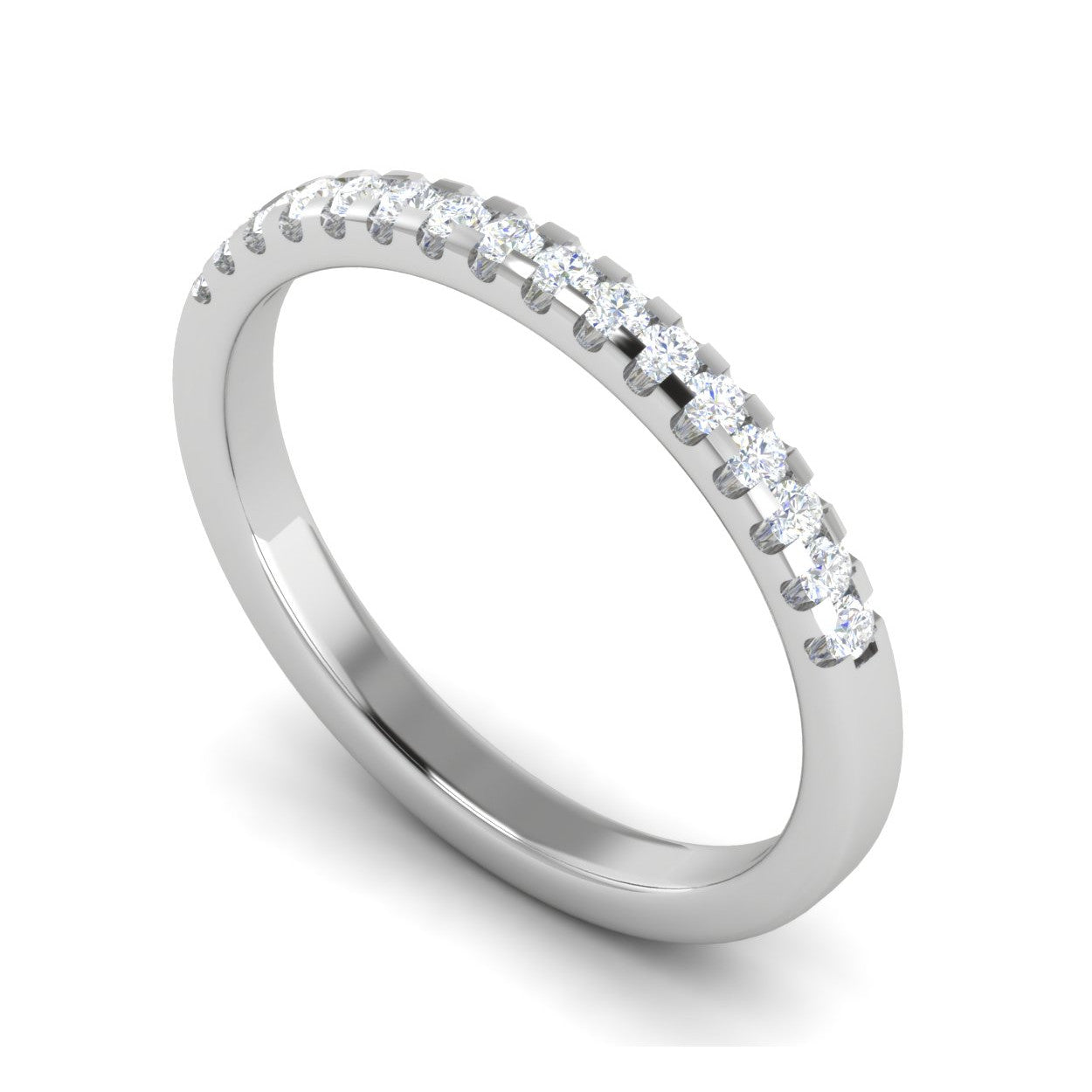 Platinum Diamond Ring for Women JL PT WB RD 133   Jewelove