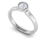 Load image into Gallery viewer, 0.50 cts Solitaire Platinum Ring JL PT RB RD 157   Jewelove.US
