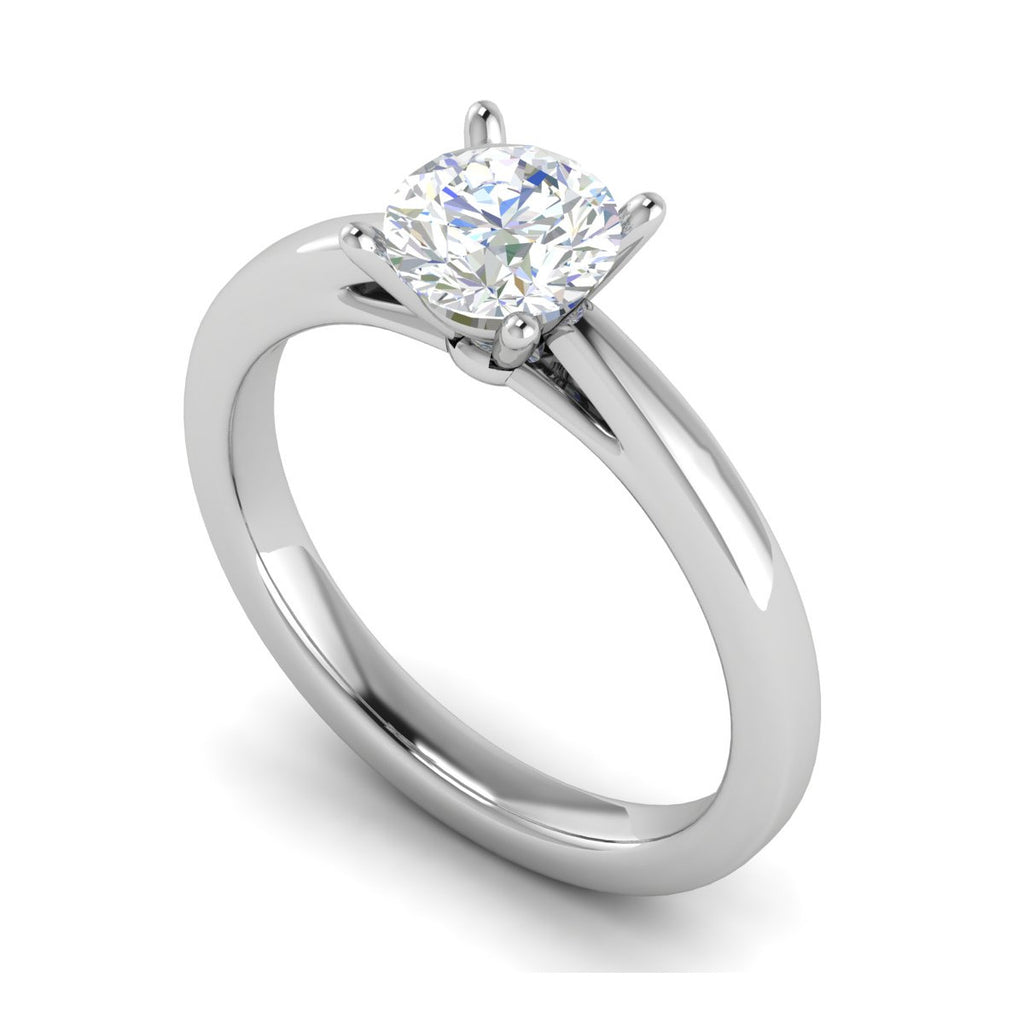 0.50 cts Solitaire Platinum Ring JL PT RS RD 149   Jewelove.US