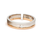 Load image into Gallery viewer, Designer Diamond Platinum Rose Gold Ring for Women JL PT 1131
