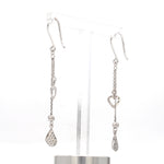 Load image into Gallery viewer, Japanese Platinum Earrings with Diamond Cutting for Women JL PT E 285   Jewelove.US
