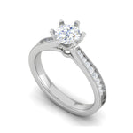 Load image into Gallery viewer, 0.30cts Solitaire Diamond Platinum Ring JL PT RV CU 105-A   Jewelove.US
