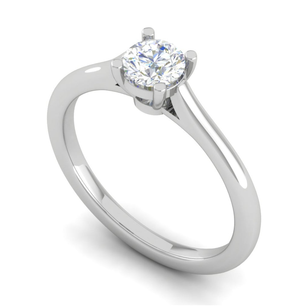 0.30 cts Solitaire Platinum Ring JL PT RS RD 183   Jewelove.US