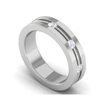 Load image into Gallery viewer, Platinum Ring with 5 Diamonds for Women JL PT MB RD 122  VVS-GH Jewelove.US
