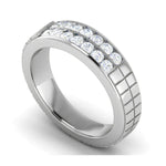 Load image into Gallery viewer, Platinum Ring with Diamonds for Women JL PT MB RD 101  VVS-GH Jewelove.US
