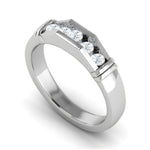 Load image into Gallery viewer, Platinum Ring with Diamonds for Women JL PT MB RD 103  VVS-GH Jewelove.US
