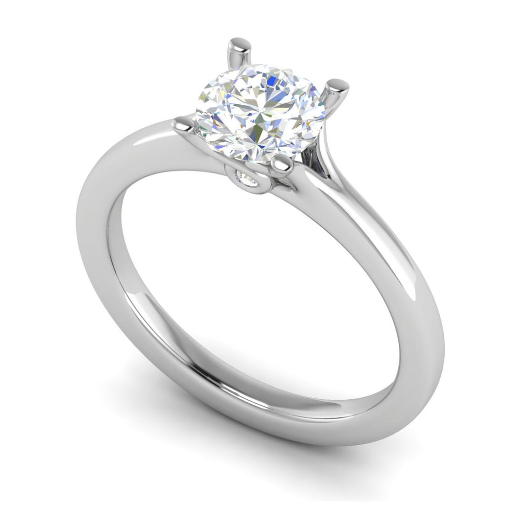 0.50 cts Solitaire Platinum Ring JL PT RS RD 118   Jewelove.US