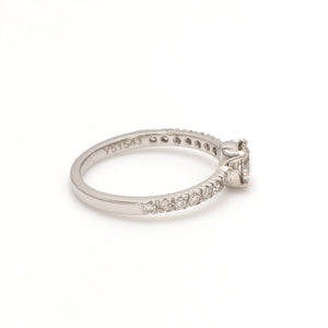 50-Pointer Astrological Skin Touch Platinum Diamond Solitaire Ring JL PT 1222-A   Jewelove.US