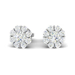 Load image into Gallery viewer, Platinum Solitaire Diamond Earrings for Women JL PT SE RD 111  Default-Title Jewelove
