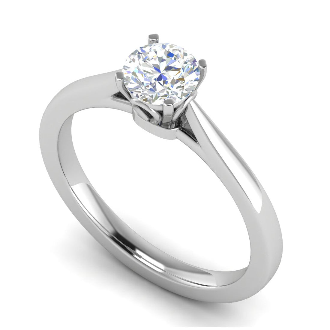 0.30 cts Solitaire Platinum Ring JL PT RS RD 170   Jewelove.US