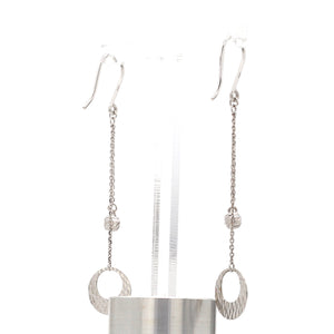 Japanese Platinum Earrings with Diamond Cutting for Women JL PT E 284   Jewelove.US