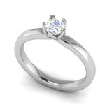 Load image into Gallery viewer, 0.30 cts Solitaire Platinum Ring JL PT RS RD 107   Jewelove.US

