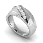 Load image into Gallery viewer, Platinum Ring with Diamonds for Women JL PT MB RD 102  VVS-GH Jewelove.US
