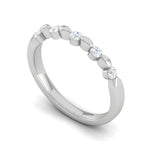 Load image into Gallery viewer, 5 Diamond Platinum Ring for Women JL PT WB RD 148   Jewelove
