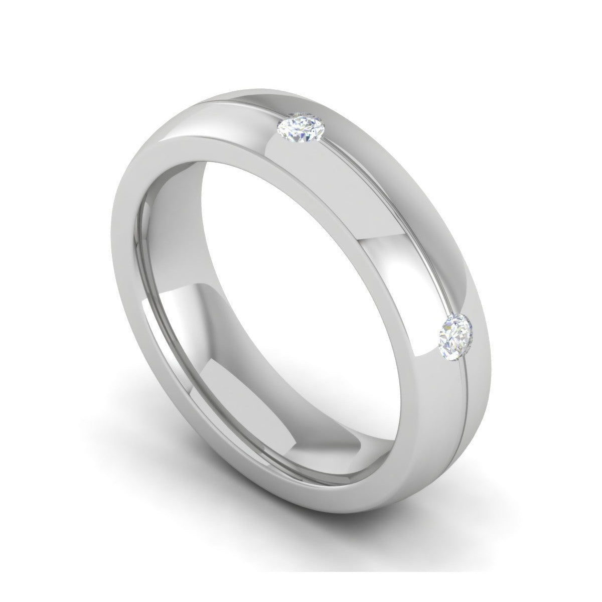 Platinum Ring with Diamonds for Women JL PT MB RD 115 – Jewelove.US