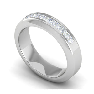 Platinum Unisex Ring with Diamonds JL PT MB PR 133  Men-s-Ring-only Jewelove.US