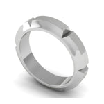 Load image into Gallery viewer, Plain Platinum Couple Ring JL PT MB 127  Men-s-Ring-only Jewelove.US
