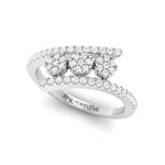 Load image into Gallery viewer, Designer Platinum Ring with Diamonds for Women JL PT 974  VVS-GH Jewelove.US
