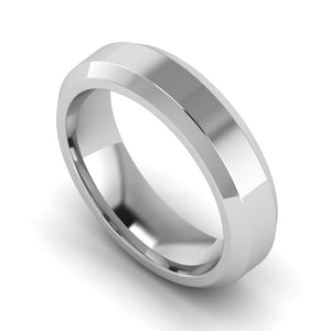 Plain Platinum Couple Ring JL PT MB 147  Men-s-Ring-only Jewelove.US