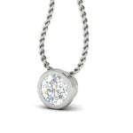 Load image into Gallery viewer, 0.70 cts. Platinum Solitaire Pendant for Women JL PT P SP RD 101   Jewelove.US
