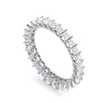 Load image into Gallery viewer, Princess Cut Diamond Platinum Eternity Wedding Band for Women JL PT ET AS 108   Jewelove
