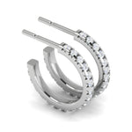 Load image into Gallery viewer, Platinum Diamond Earrings for Women JL PT E DH RD 114  VVS-GH Jewelove.US
