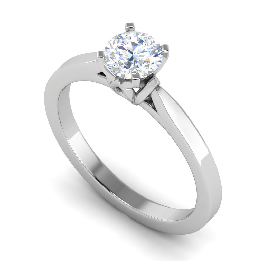 0.30 cts Solitaire Platinum Ring JL PT RS RD 185   Jewelove.US
