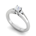 Load image into Gallery viewer, 0.20 cts Solitaire Diamond Platinum Ring for Women JL PT RV RD 121   Jewelove
