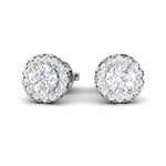 Load image into Gallery viewer, 0.70 cts. Solitaire Platinum Diamond Earrings JL PT E SE RD 105   Jewelove
