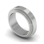 Load image into Gallery viewer, Plain Platinum Couple Ring JL PT MB RB 123  Men-s-Ring-only Jewelove.US
