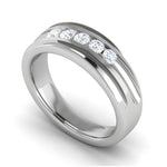 Load image into Gallery viewer, Platinum Ring with Diamonds for Women JL PT MB RD 104  VVS-GH Jewelove.US

