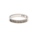 Load and play video in Gallery viewer, 3mm Customised Fingerprint Platinum Rings JL PT 270 - 3mm
