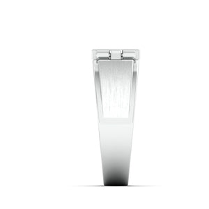 Designer 18K White Gold with Diamond Princess Cut Ring with a Openable Secret Message for Men JL PT 1009