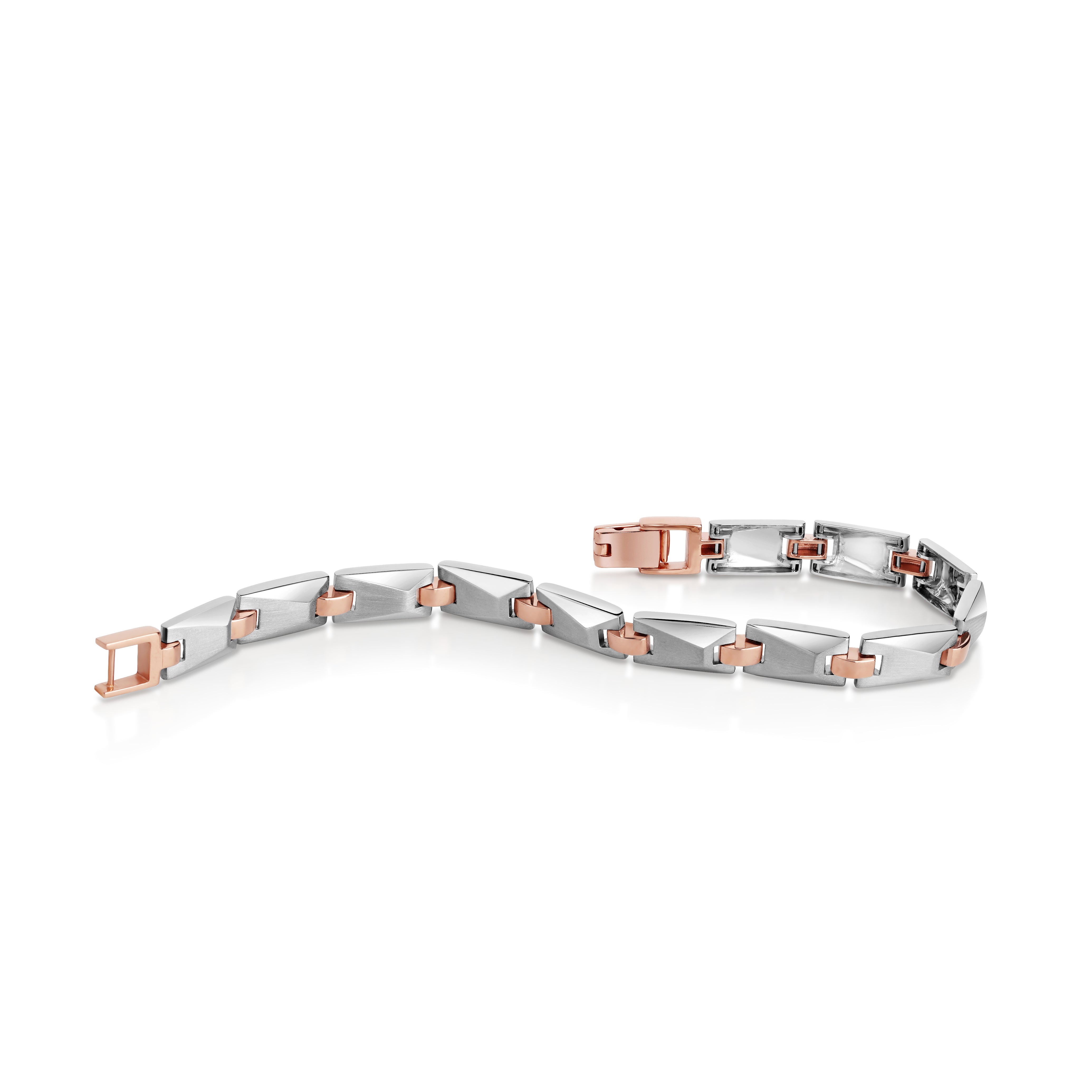 Men of Platinum | Platinum Rose Gold Bracelet JL PTB 821   Jewelove.US