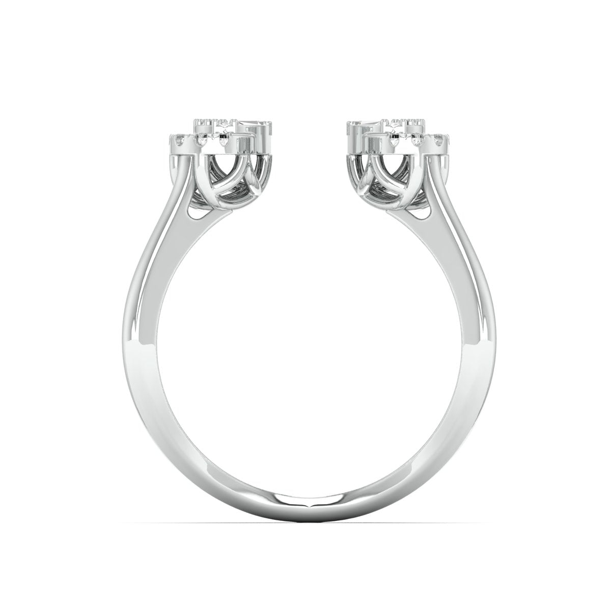Designer Platinum Baguette Diamond Ring for Women JL PT 1007   Jewelove